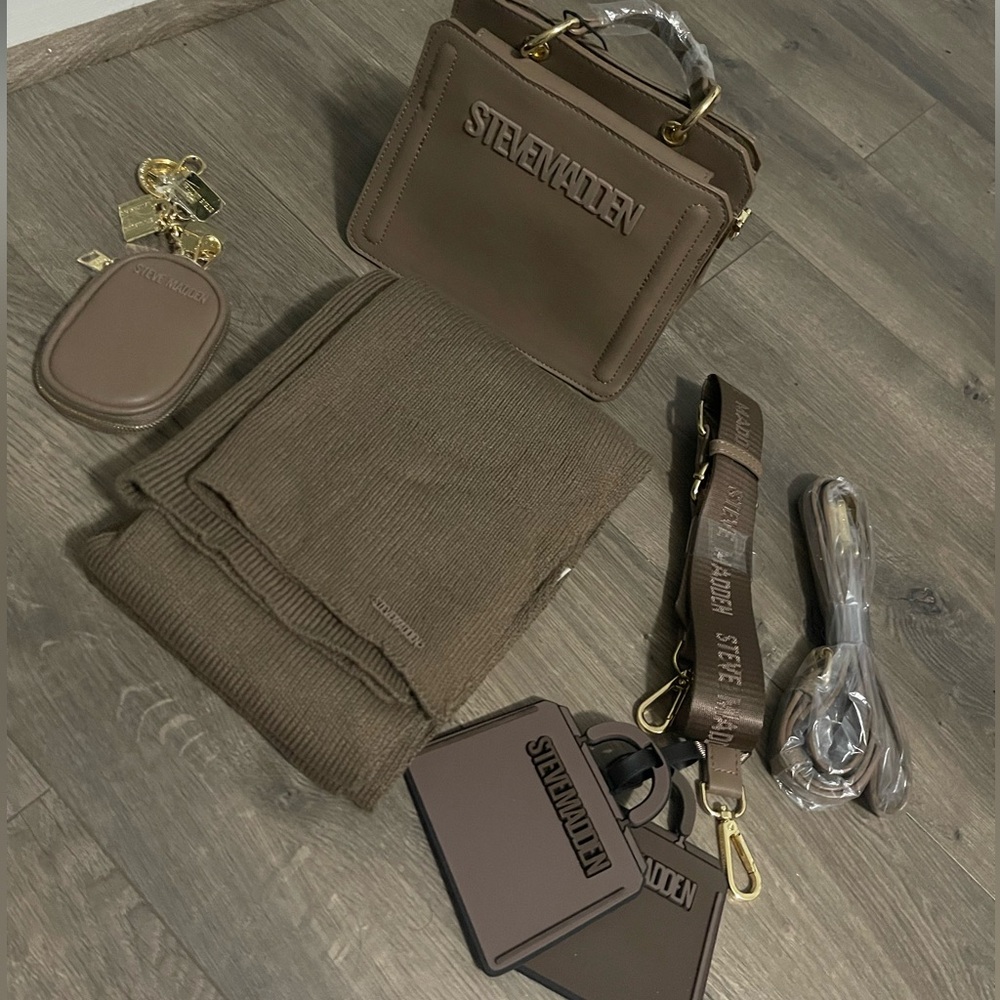 Steve Madden Brown Women's Bag Set